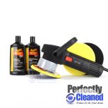 Kestrel DAS6 DA Polisher with 2 Meguiars Pads and Meguiars 105 and 205